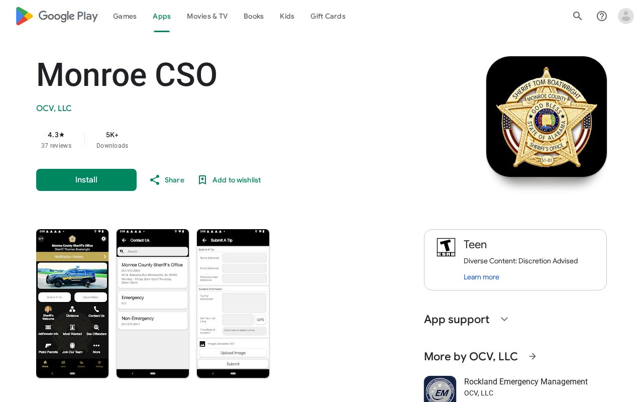 Monroe County arrest and inmate app listing